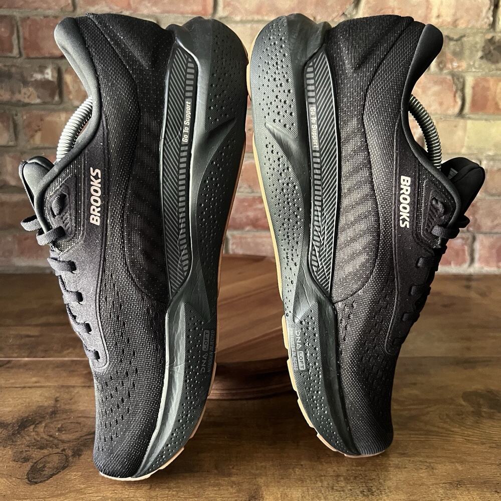 Brooks Adrenaline GTS 24 Supportive Black Mens 12.5 Nitro Cushion Running Shoes - Picture 8 of 16